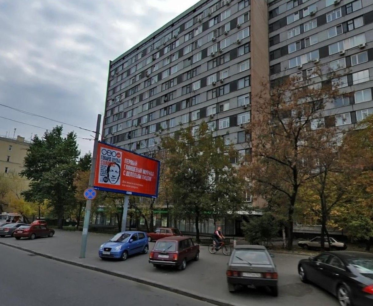 фасад дома, здание по адресу г Москва, Новинский б-р, д 15 